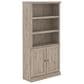 Sauder Select 5-Shelf Bookcase with Door in Laurel Oak, , large