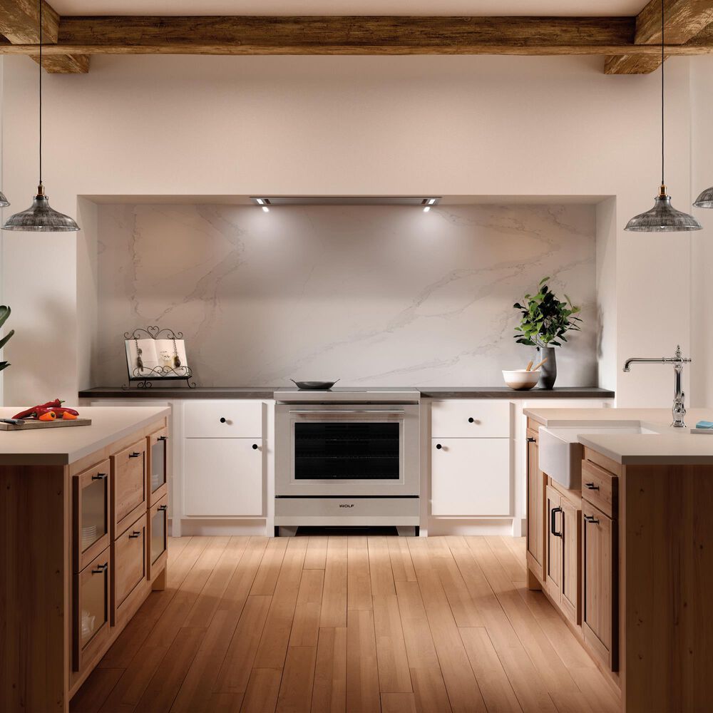 Wolf 36" Induction Range in Stainless Steel Shop NFM