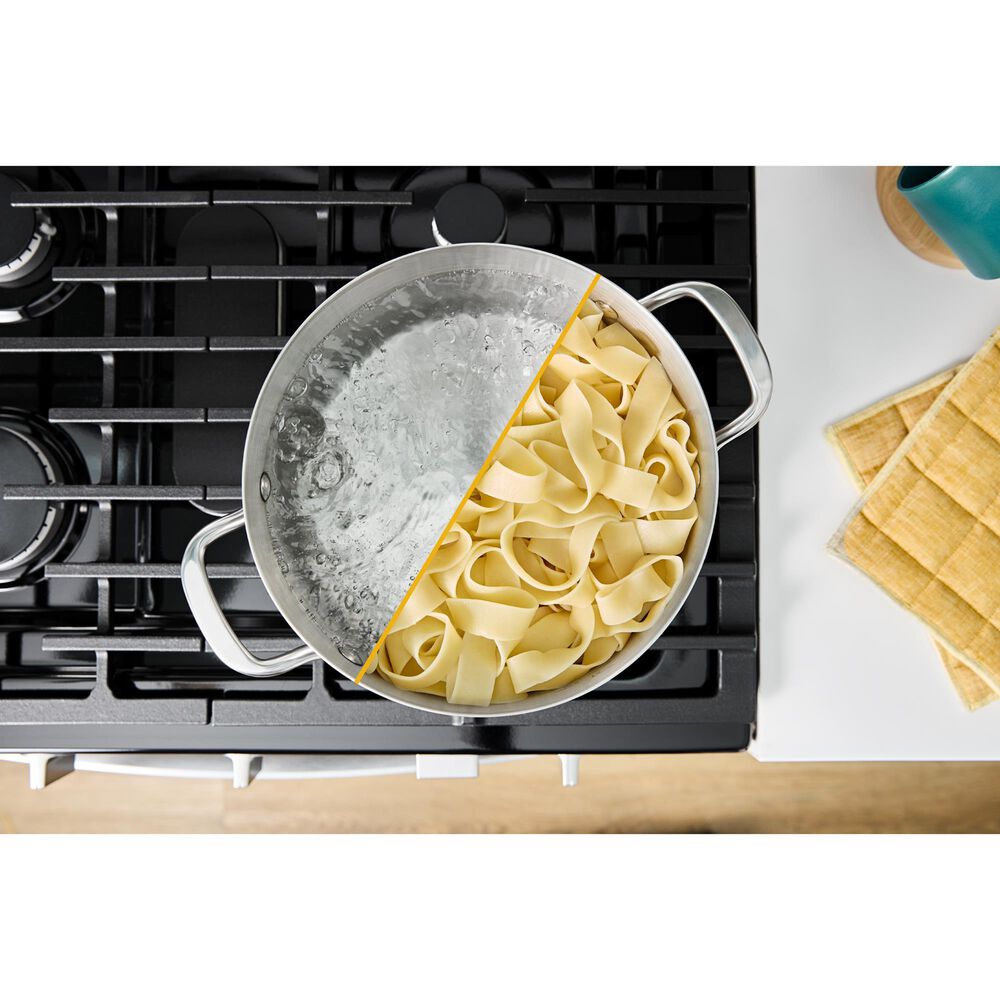 Whirlpool 5.1 Cu. Ft. Gas Range with Crispy Mode and Dishwasher Safe Grates in Stainless Steel, , large