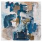 Safavieh Aria Abstract 6"6" Square Ivory and Navy Area Rug, , large