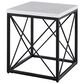 Crystal City Skyler End Table in White, , large