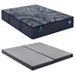 SERTA Perfect Sleeper X Knox Plush California King Mattress with Low Profile Box Springs, , large