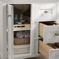 James Martin Vanities Palisades 30" Single Bathroom Vanity in Bright White with 3 cm White Zeus Quartz Top and Rectangular Sink, , large