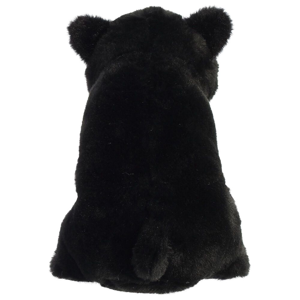 EcoNation 9.5" Black Bear Plush, , large