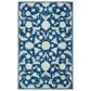 Safavieh Micro-Loop 5" x 8" Navy and Grey Area Rug, , large