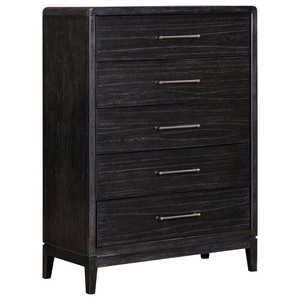 Riva Ridge Ambrose 5-Piece Queen Panel Bedroom Set in Obsidian Mist, , large