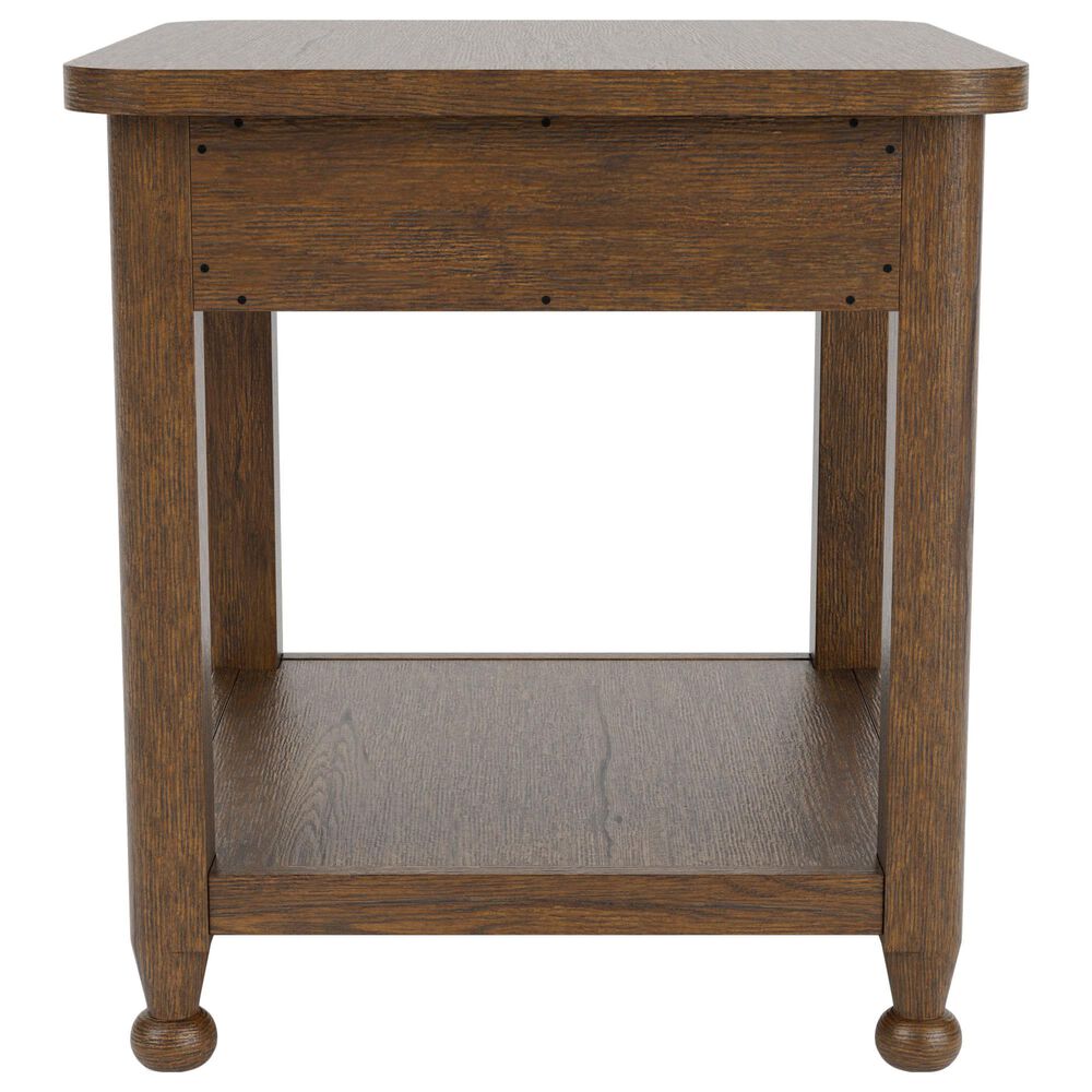 Riverside Furniture Calhoun End Table in Whiskey Oak, , large