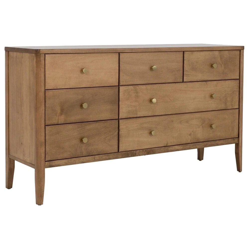 Archbold Furniture Warren 7-Drawer Dresser Only in Harvest, , large