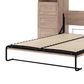 Bestar Pur Queen Murphy Storage Bed with 6-Drawer in Rustic Brown, , large