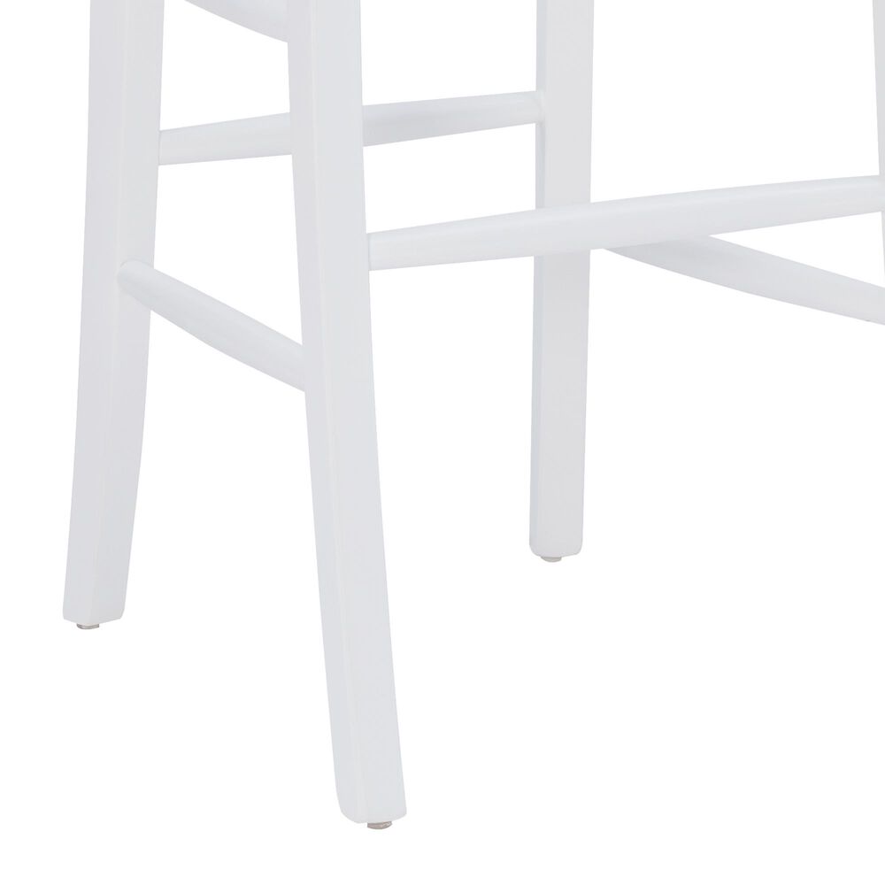 Linon Home Decor Vander Bar Stool in White, , large