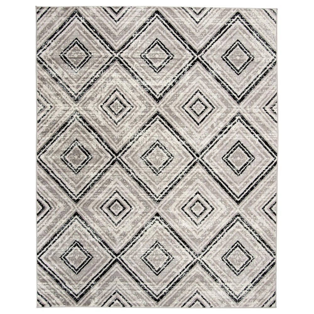 Safavieh Skyler SKY120J 10" x 14" Grey and Black Area Rug, , large