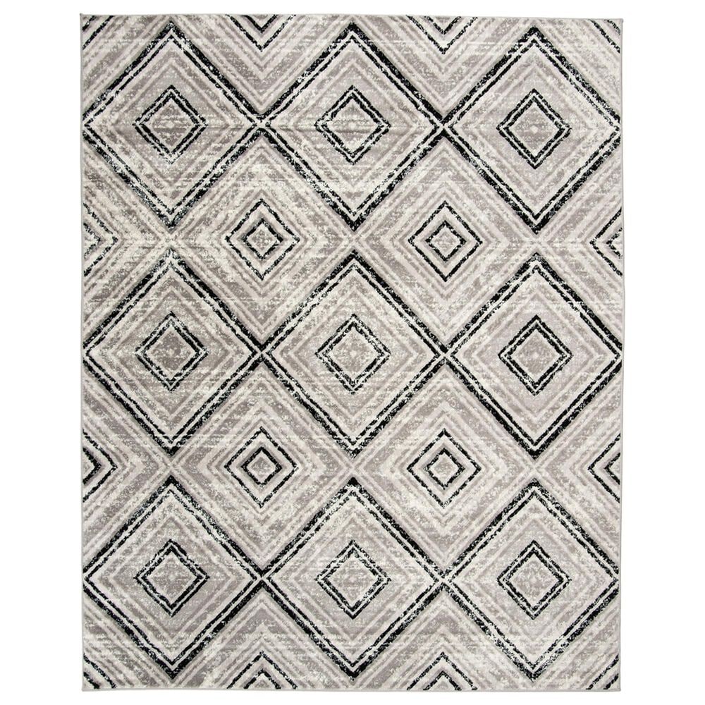 Safavieh Skyler SKY120J 10" x 14" Grey and Black Area Rug, , large