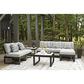 Ashley Beachloft Patio Square Coffee Table in Black and Gray - Table Only, , large