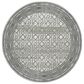 Radici USA Davide Southwestern 7"10" Round Grey Area Rug, , large