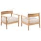 Hearth and Haven MallorcaOutdoor Club Chair in Beige (Set of 2), , large