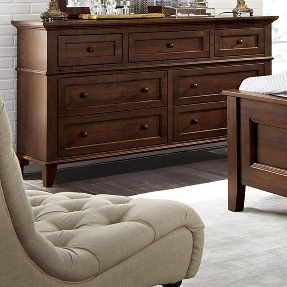 Fleming Furniture Co. Brentwood 7 Drawer Dresser Only in Walnut, , large