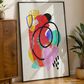 HOMLUX 24" x 18" Canvas Art with Black Frame in Multicolor, , large