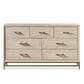 Furniture of America Sandnes 7-Drawer Dresser in Light Oak, , large