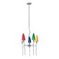 Lite Source Kaub 5-Lite Ceiling Lamp in Polished Steel, , large