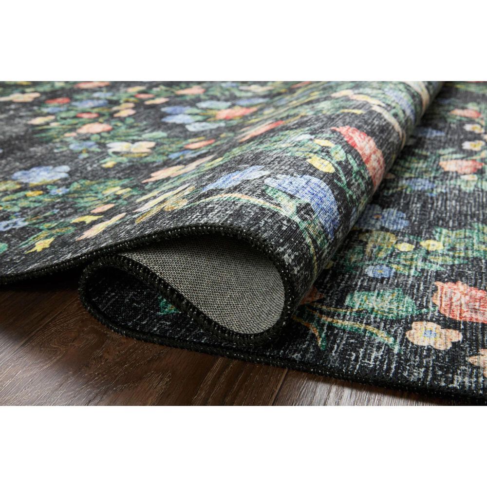 Rifle Paper Co. Palais 2&#39;3&quot; x 3&#39;9&quot; Black Area Rug, , large