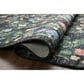 Rifle Paper Co. Palais 2"3" x 3"9" Black Area Rug, , large