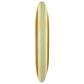 Creative Coop 65.5" x 15" Lacquered Wood Surfboard Wall Decor in Aqua and Green, , large