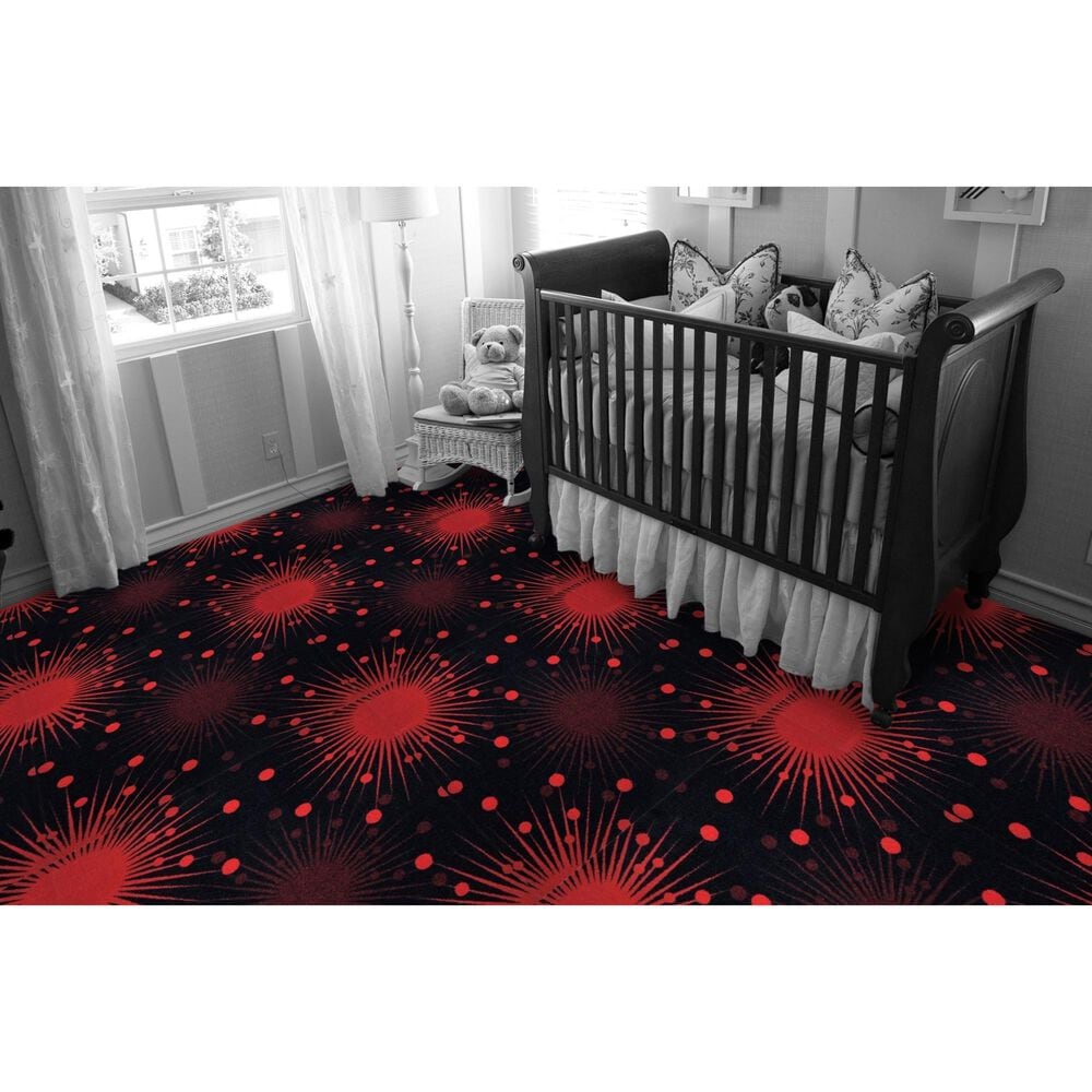Milliken Brand Code Cosmopolitan Rough Rider Carpet in Red, , large