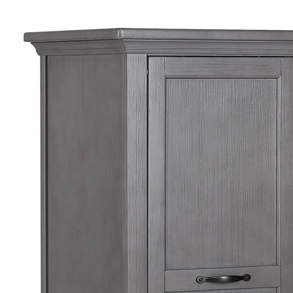 Evolur Belmar 4 Drawer Tall Chest in Rustic Gray NFM