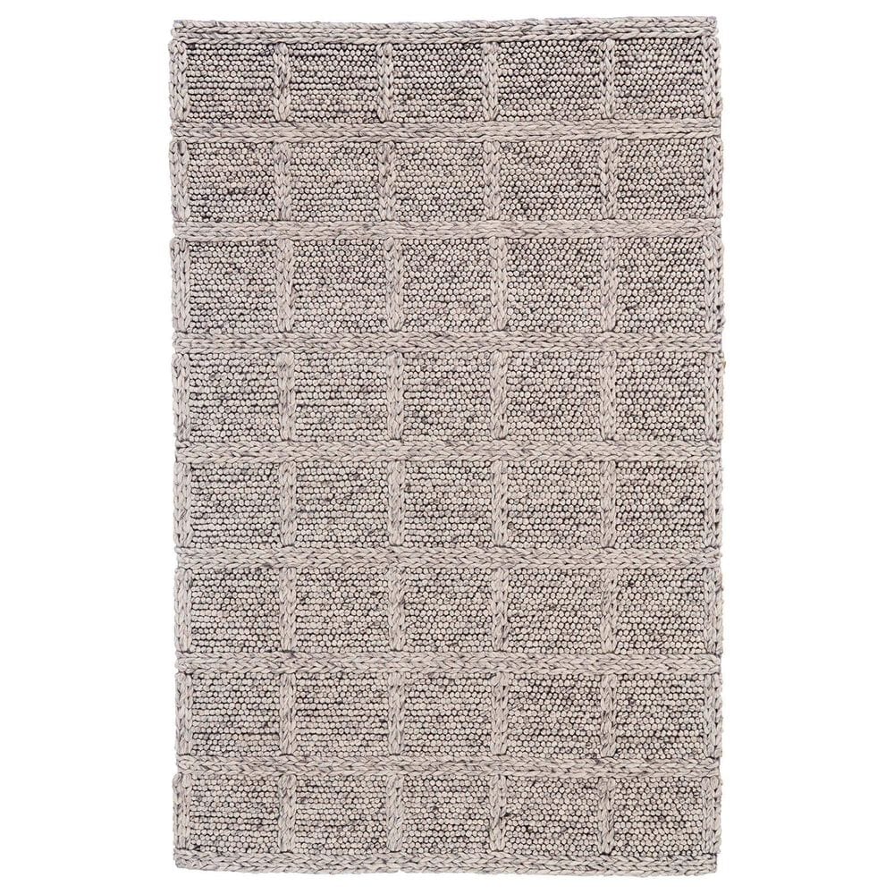 Feizy Berkeley 5" x 8" Natural and Gray Area Rug, , large