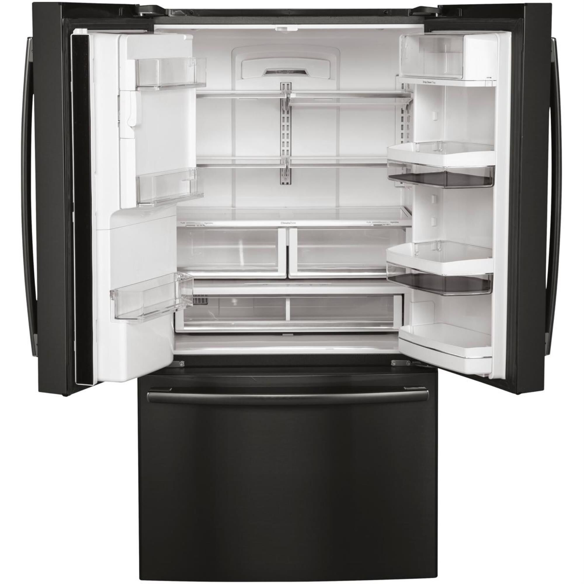 Ge black sales counter depth refrigerator