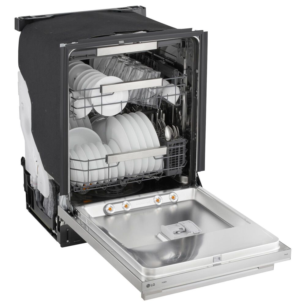 LG 24" Built-In Bar Handle Dishwasher with 3rd Rack in PrintProof Stainless Steel, , large