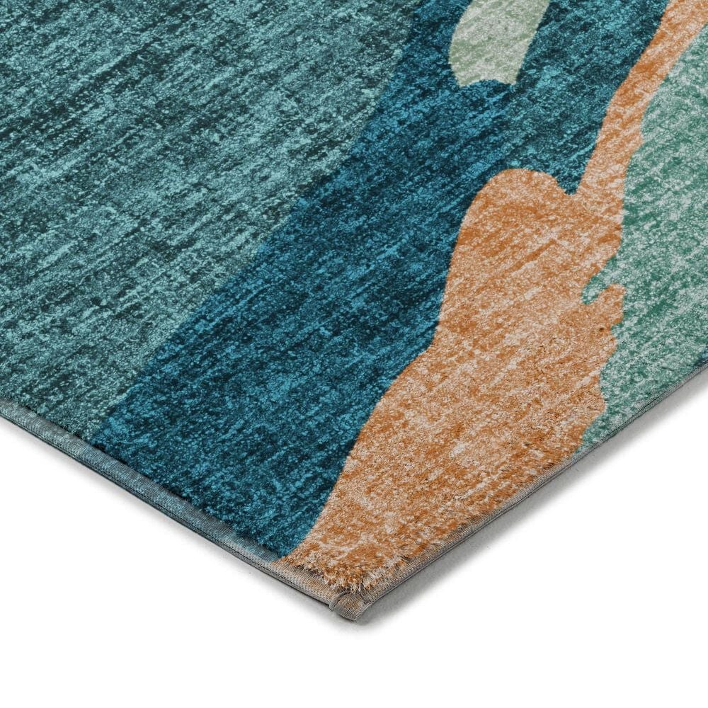 Dalyn Rug Company Lorenzo LN4 Teal 2&#39;3&quot; x 7&#39;6&quot; Runner, , large