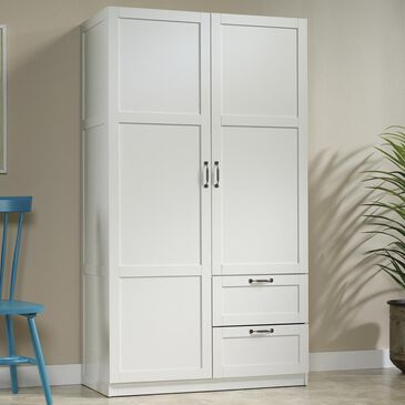 Sauder Wardrobe and Storage Cabinet in White, , large