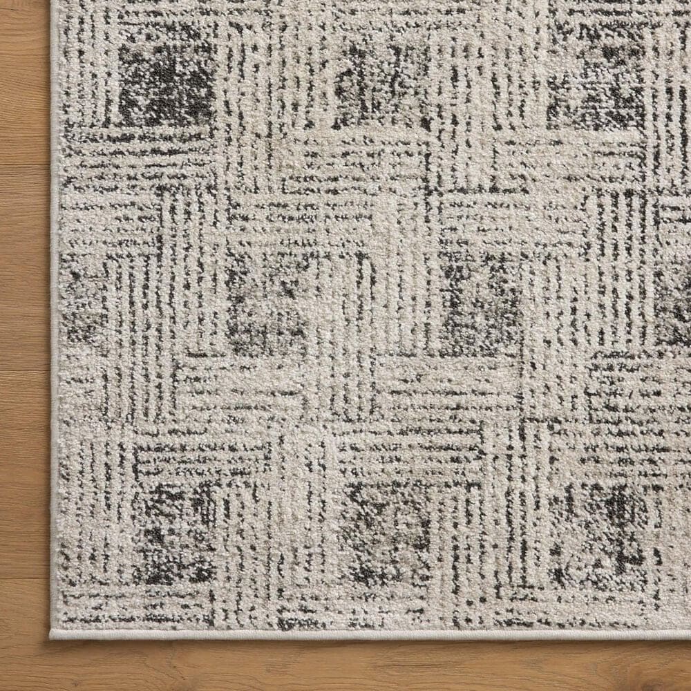 Loloi II Kamala 4&#39; x 6&#39; Grey and Graphite Area Rug, , large