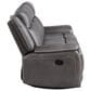 New Heritage Design Enzo Manual Reclining Sofa in Gray, , large