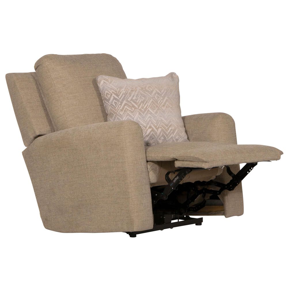 Catnapper Calvin Power Wall Hugger Recliner in Putty, , large