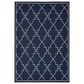 Oriental Weavers Marina 7765B 5"3" x 7"6" Navy and Ivory Area Rug, , large