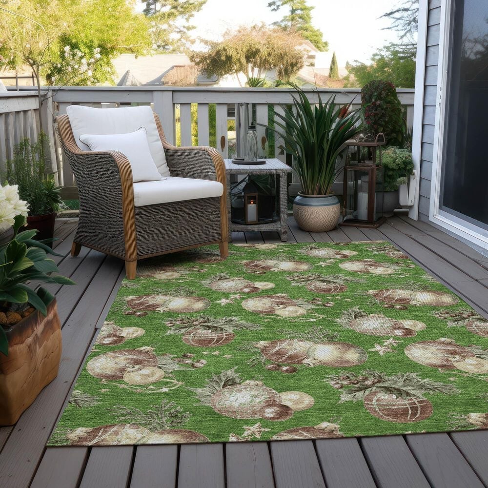 Dalyn Rug Company Wonderland WN36 Green 3&#39; x 5&#39; Area Rug, , large