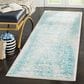 Safavieh Adirondack ADR109D 2"6" x 8" Ivory and Teal Runner, , large