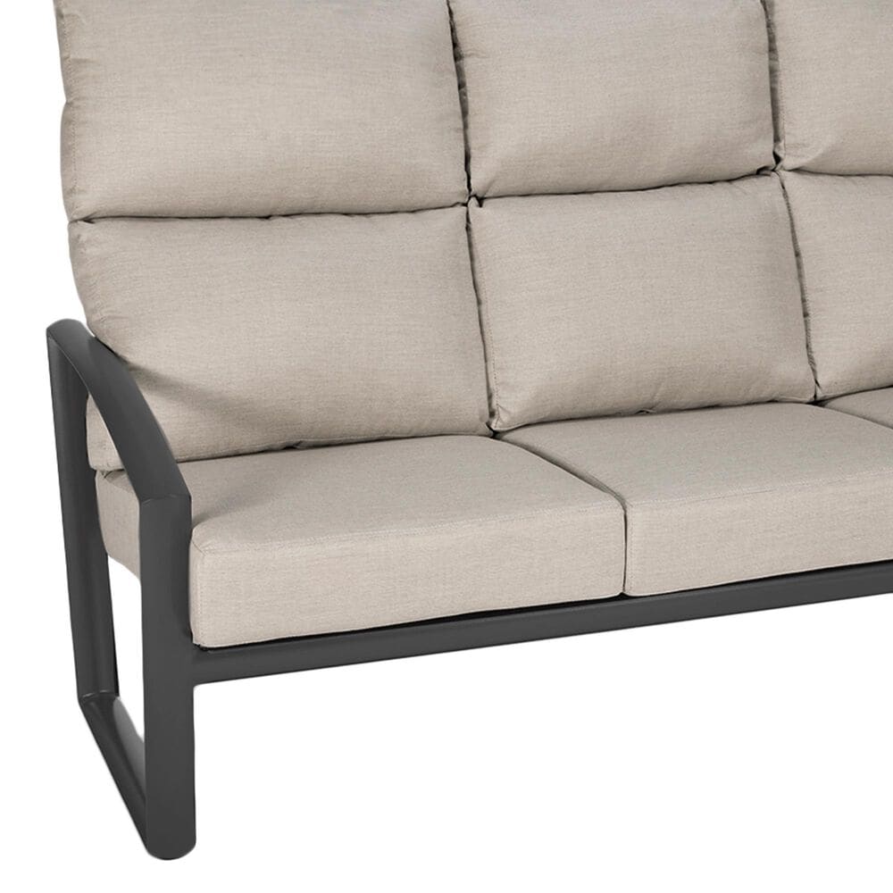 Winston Icon Patio Ultra High Back Sofa in Cast Silver, , large