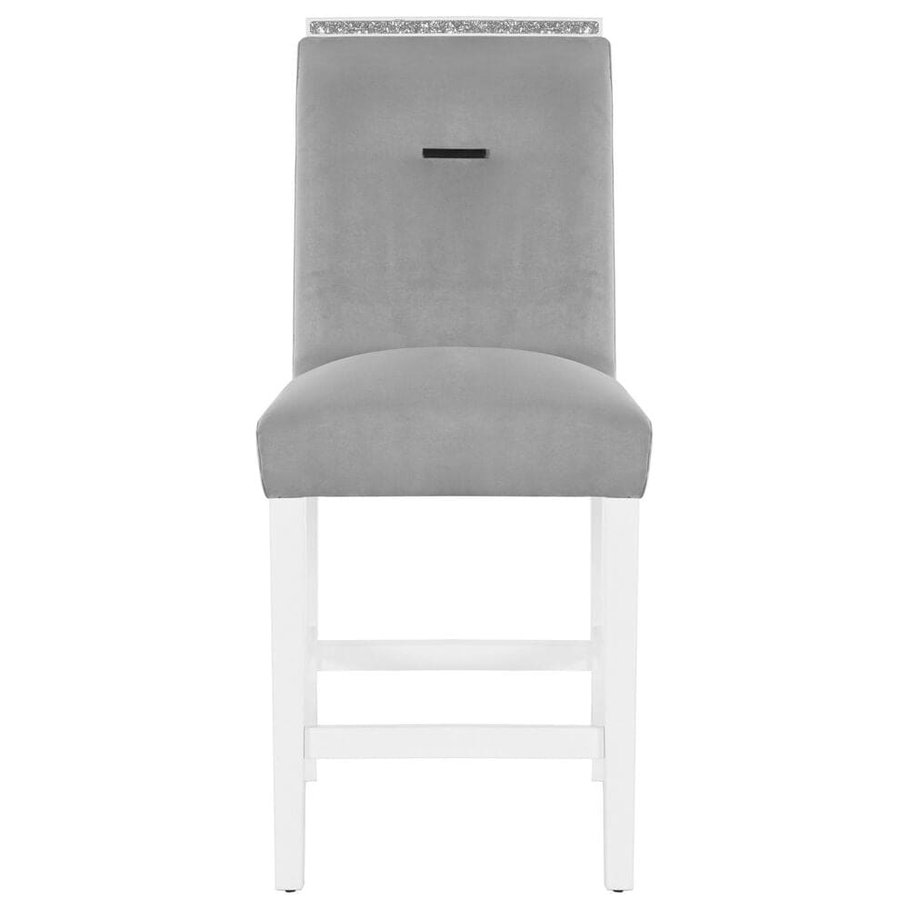 Modern Market Monaco Bar Stool in White, , large