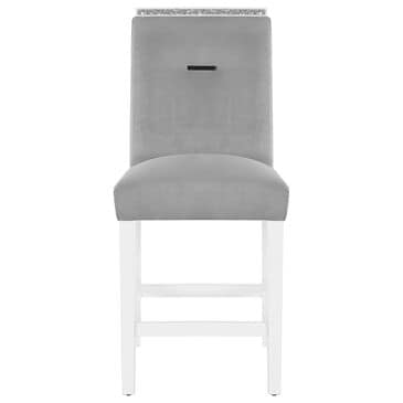 Modern Market Monaco Bar Stool in White, , large