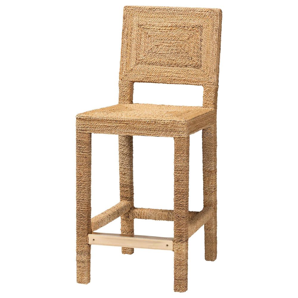 Baxton Studio Anfield Counter Stool in Natural, , large