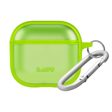 LAUT Huex Protect Case for AirPods 4 in Neon Green, , large