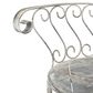 Hearth and Haven Outdoor Arm Chair with Fan-Shaped Backrest in Gray, , large