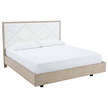 Signature Design by Ashley Wendora King Upholstered Panel Bed in Light Bisque, , large