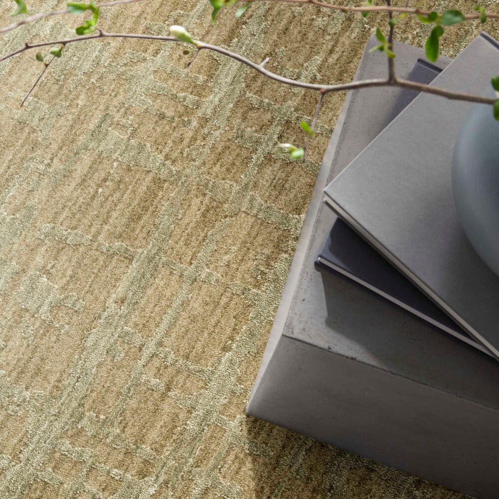 Nourison Latitude Green 5'3" x 7'6" Area Rug, , large