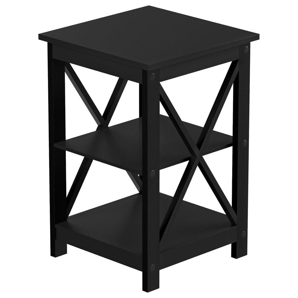 Timberlake Hastings Home End Table in Black, , large