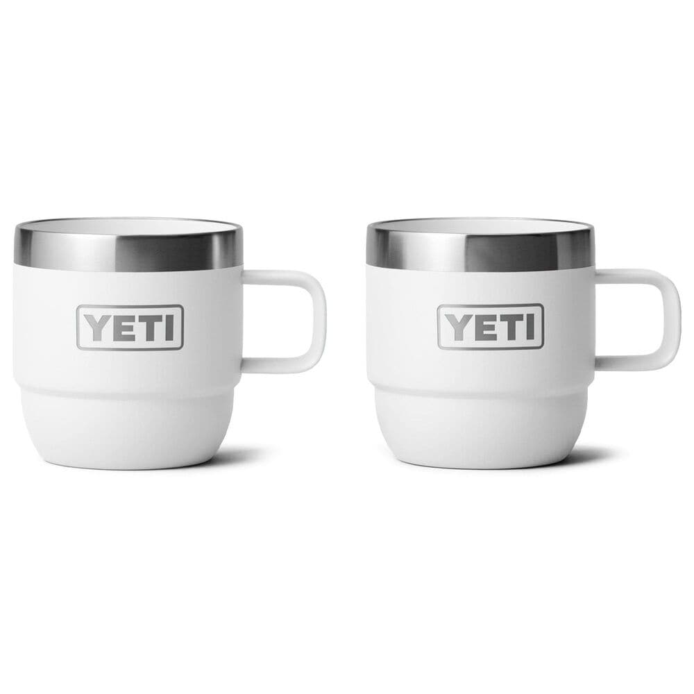 YETI Rambler 6 Oz Stackable Mug in White (Set of 2), , large