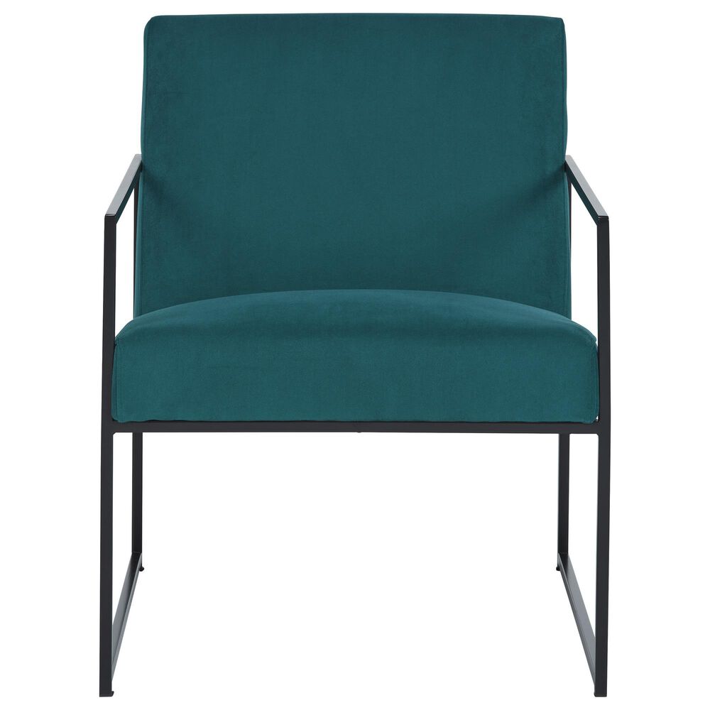 Signature Design by Ashley Aniak Accent Chair in Rainforest Velvet, , large